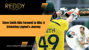 Read more about the article Steve Smith Bids Farewell to ODIs: A Cricketing Legend’s Journey