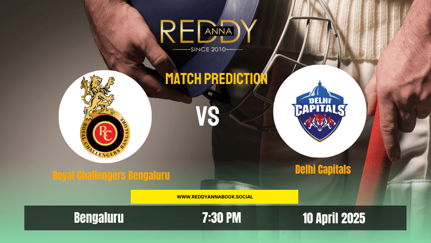 Read more about the article IPL 2025: Match 24, RCB vs DC | Reddy Anna Match Prediction 