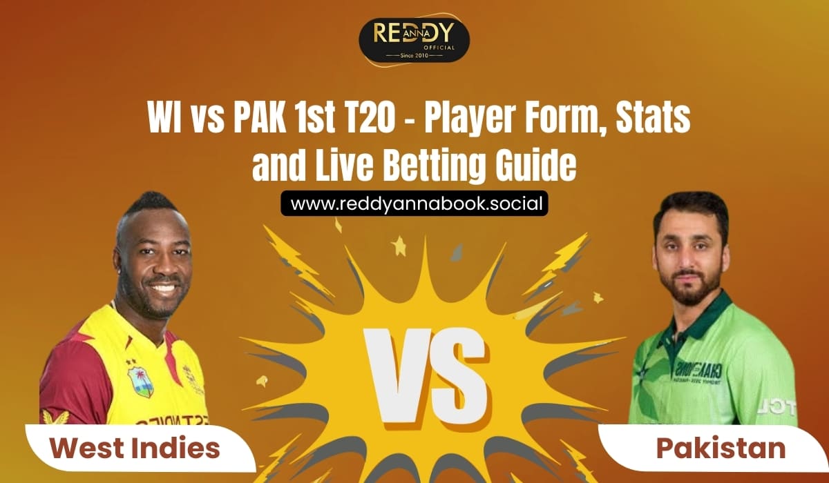 You are currently viewing West Indies vs Pakistan 1st T20 – Player Form, Stats and Live Betting