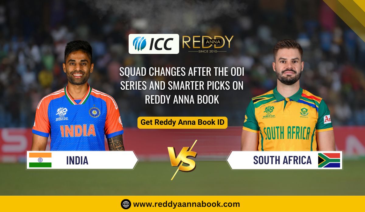 Read more about the article IND vs SA T20: Squad Changes After the ODI Series and Smarter Picks on Reddy Anna Book