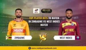 Reddy Anna Book Zimbabwe vs West Indies Match