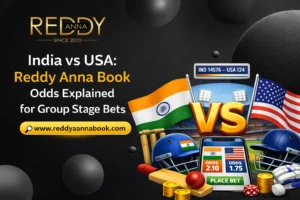 India vs USA Live Reddy Anna Book Odds