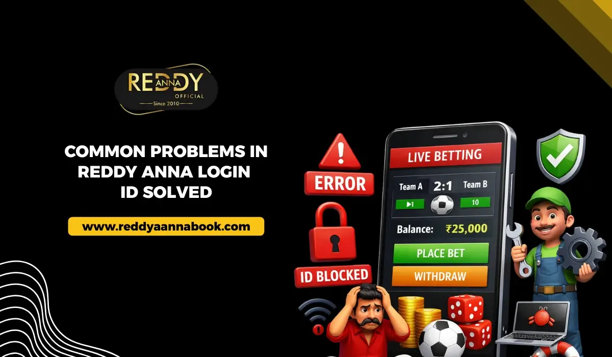 Read more about the article Common Problems in Reddy Anna Login ID Solved