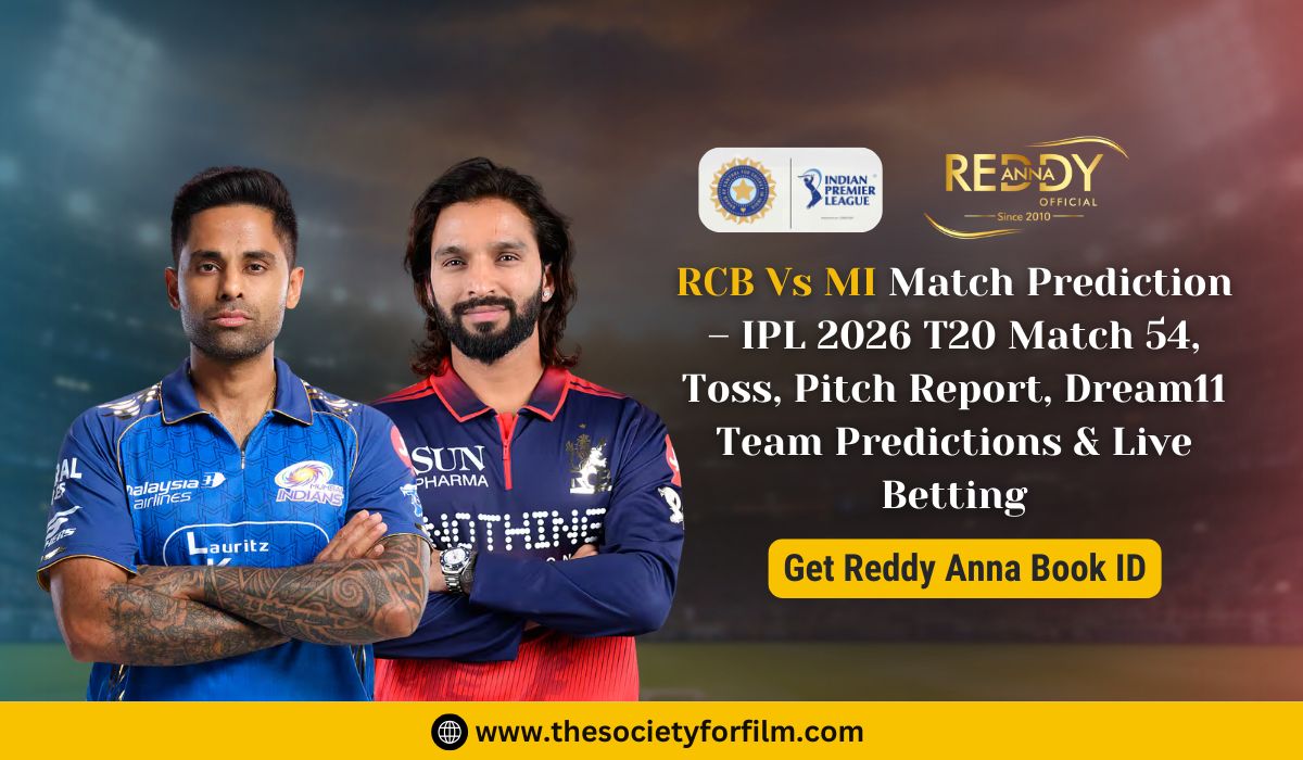 Read more about the article RCB Vs MI Match Prediction – IPL 2026 T20 Match 54, Toss, Pitch Report, Dream11 Team Predictions & Live Betting