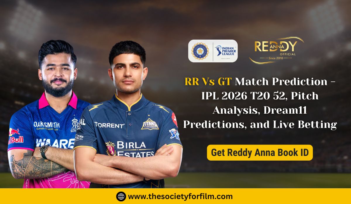 Read more about the article RR Vs GT Match Prediction – IPL 2026 T20 52, Pitch Analysis, Dream11 Predictions, and Live Betting